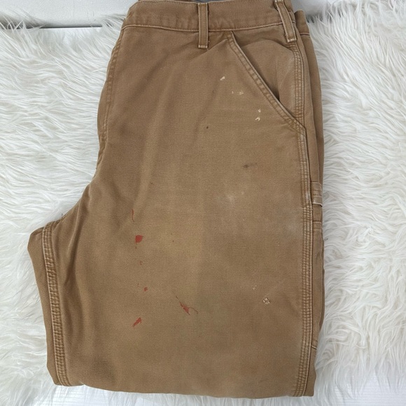 Carhartt Men’s Flannel-Lined Utility Work Pant Size 42 - Picture 6 of 8